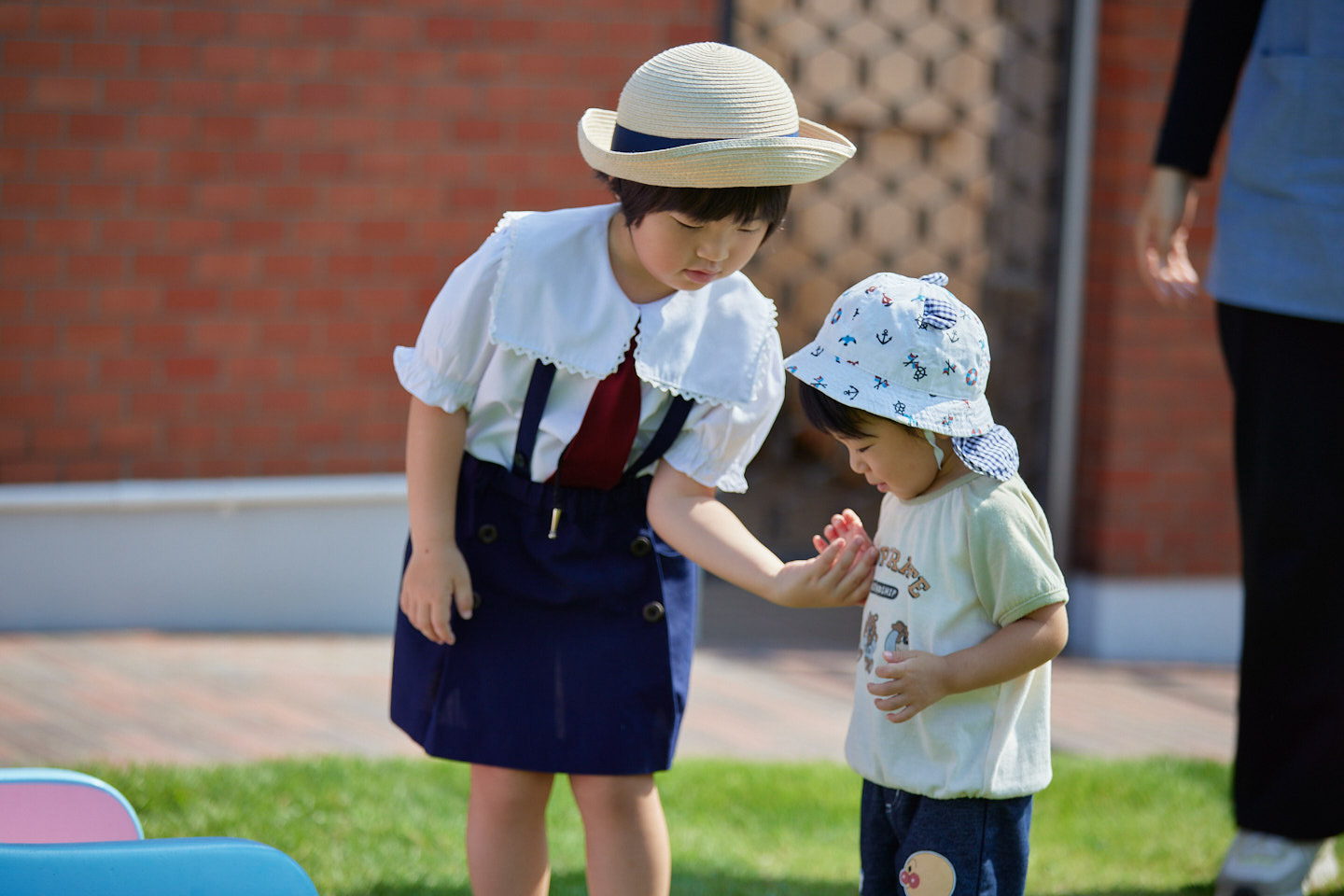 散歩お外遊び設定保育